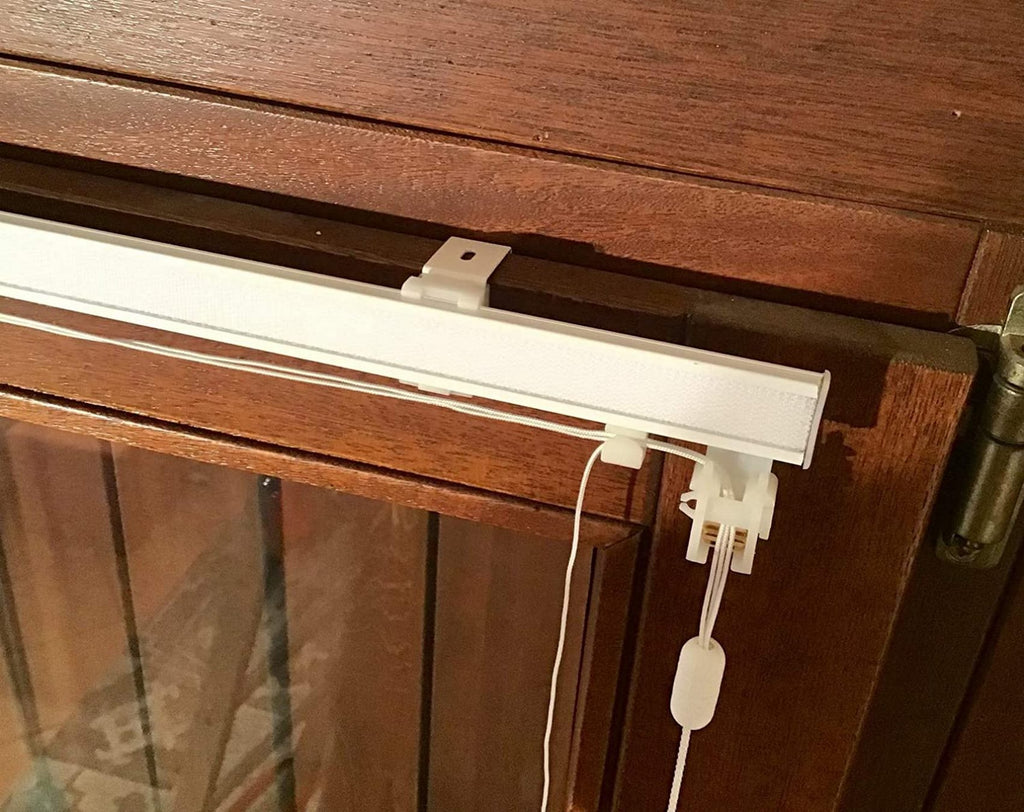 Binario completo per tende a pacchetto a vetro con supporti no foro - Art.100/A